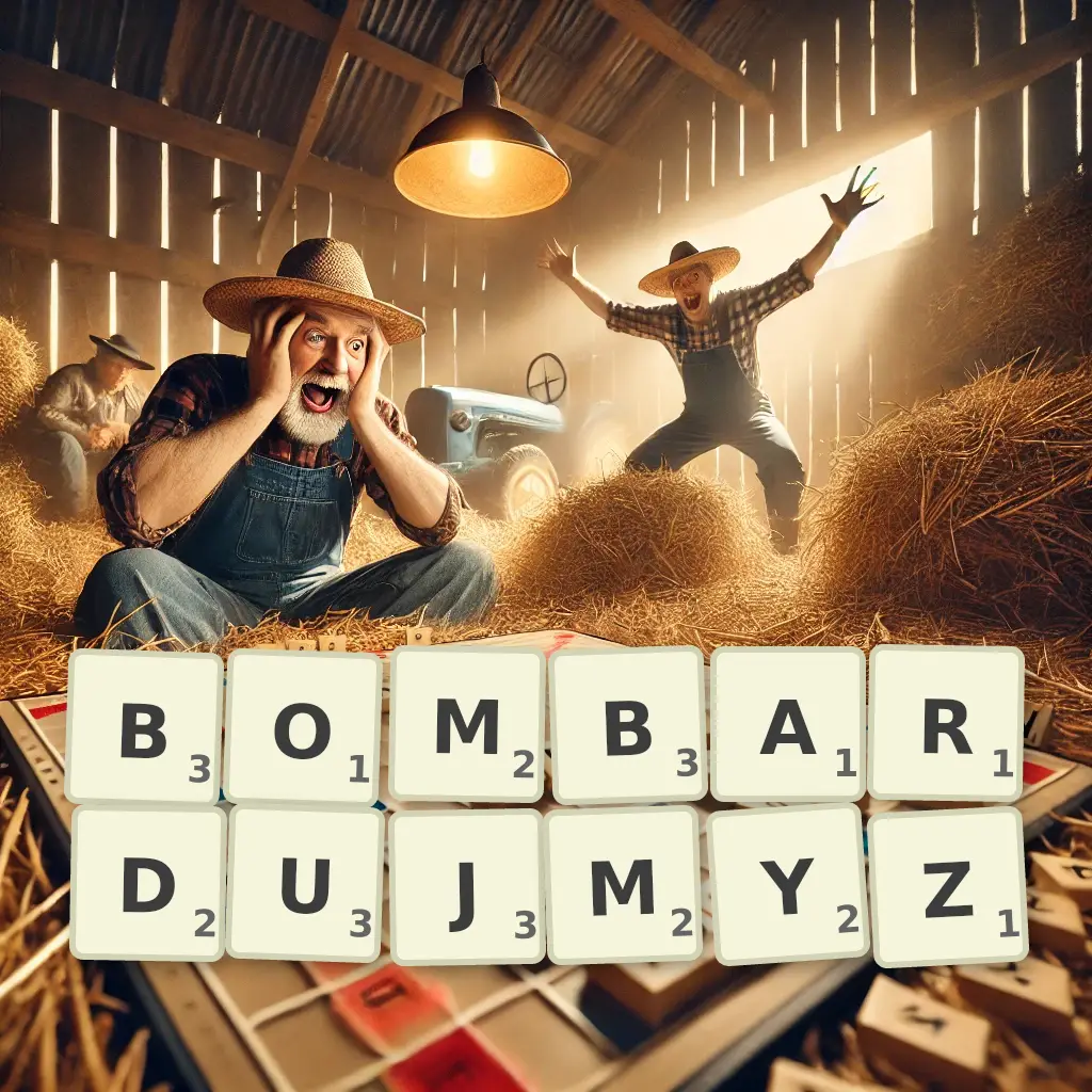 Słowa z liter BOMBARDUJMYŻ