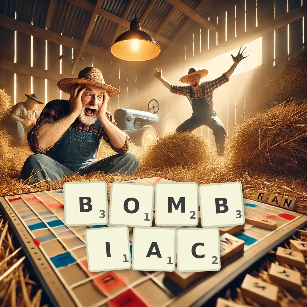 Słowa z liter BOMBIĄC