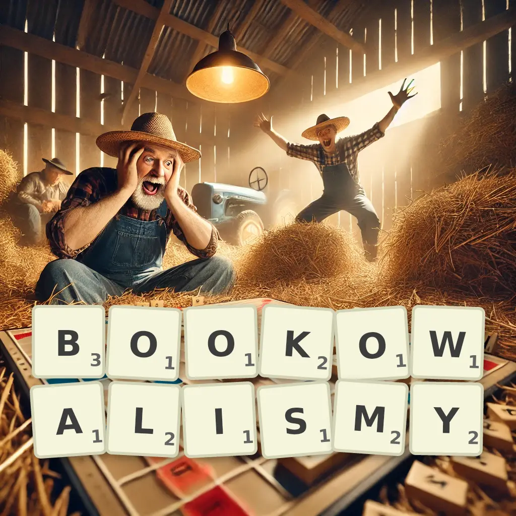 Słowa z liter BOOKOWALIŚMY