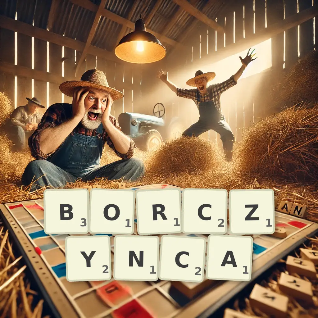 Słowa z liter BORCZYŃCA