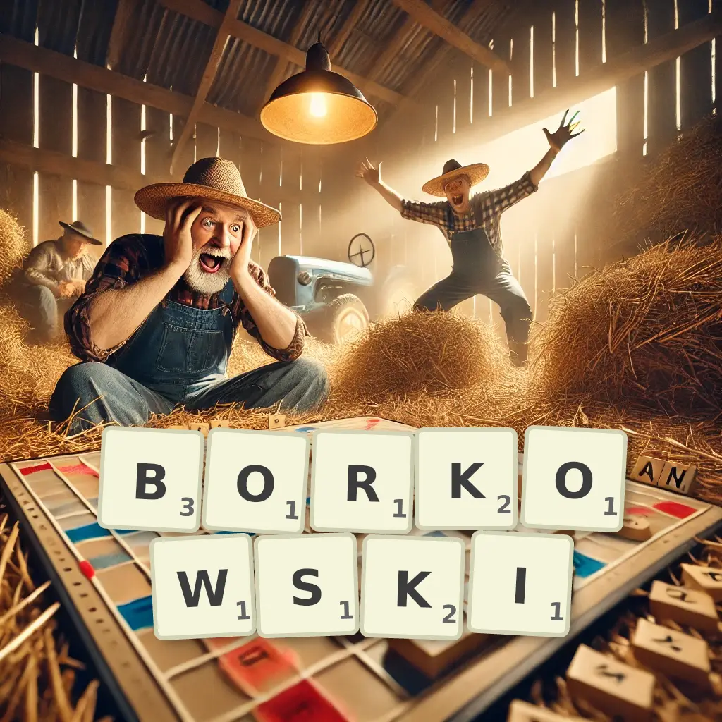 Słowa z liter BORKOWSKI