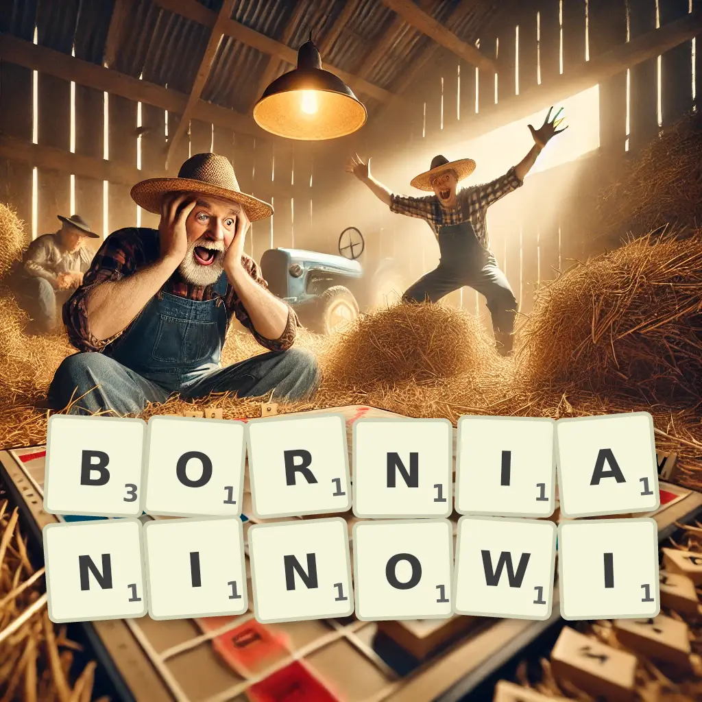 Słowa z liter BORNIANINOWI