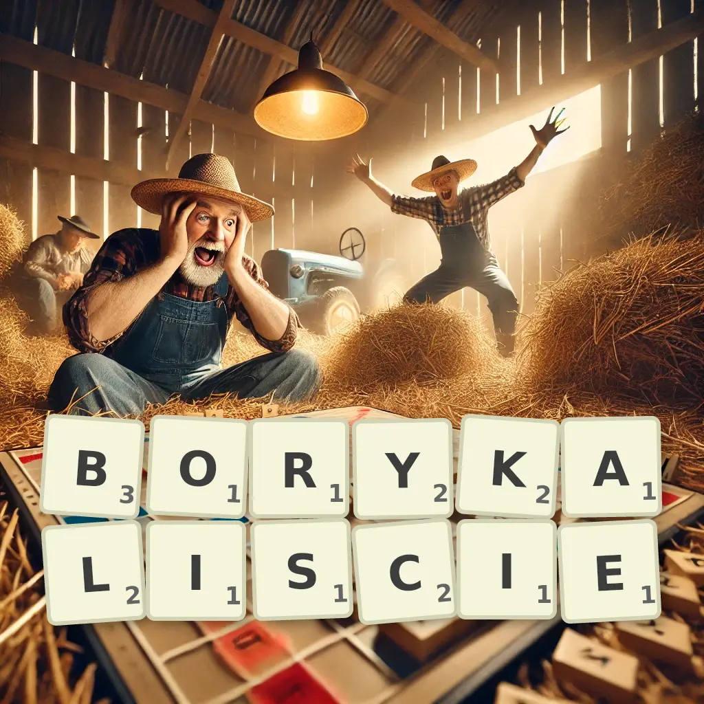 Słowa z liter BORYKALIŚCIE