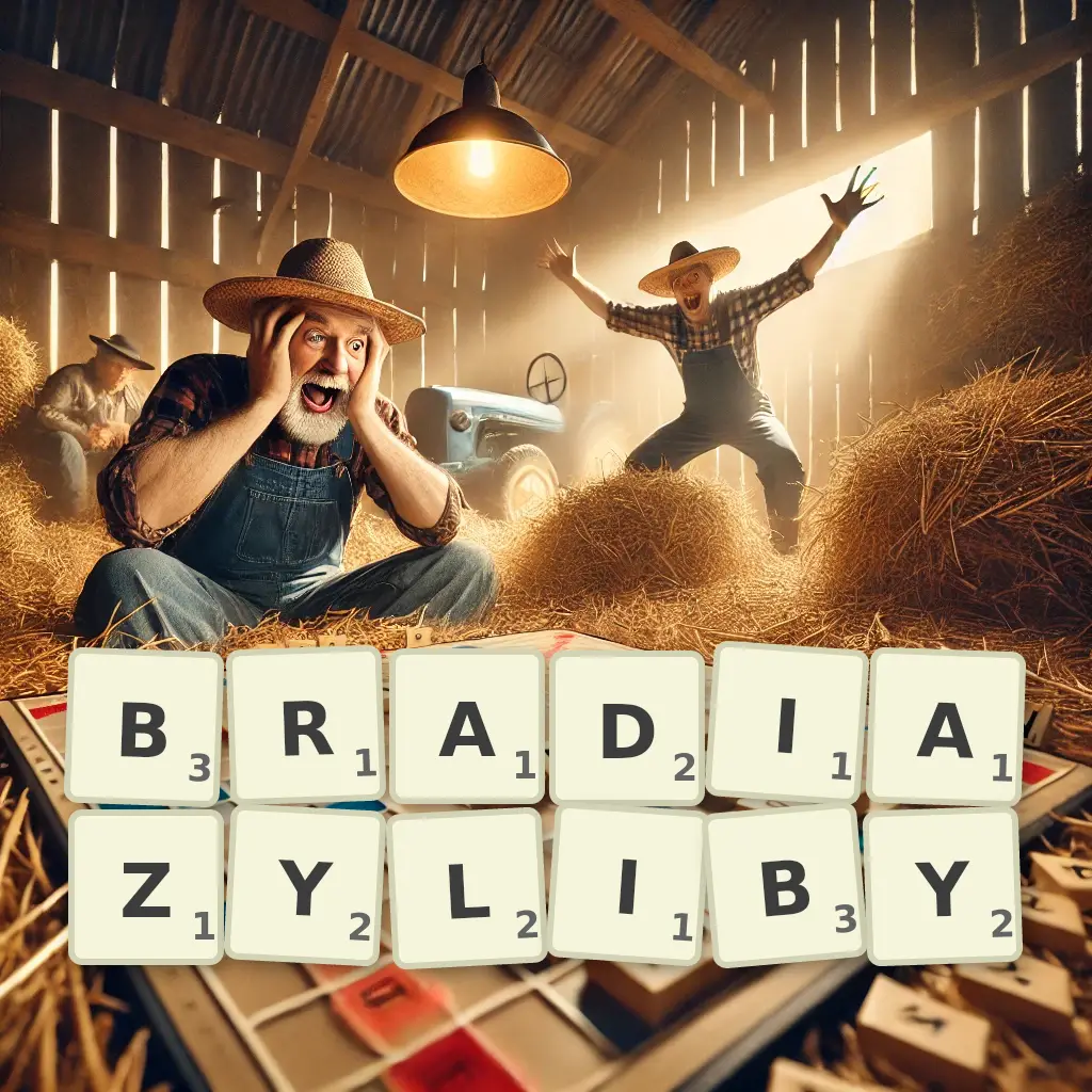 Słowa z liter BRADIAŻYLIBY