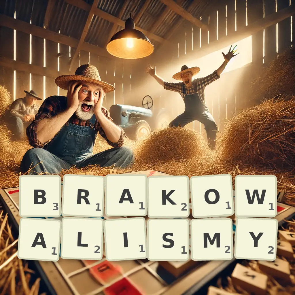 Słowa z liter BRAKOWALIŚMY