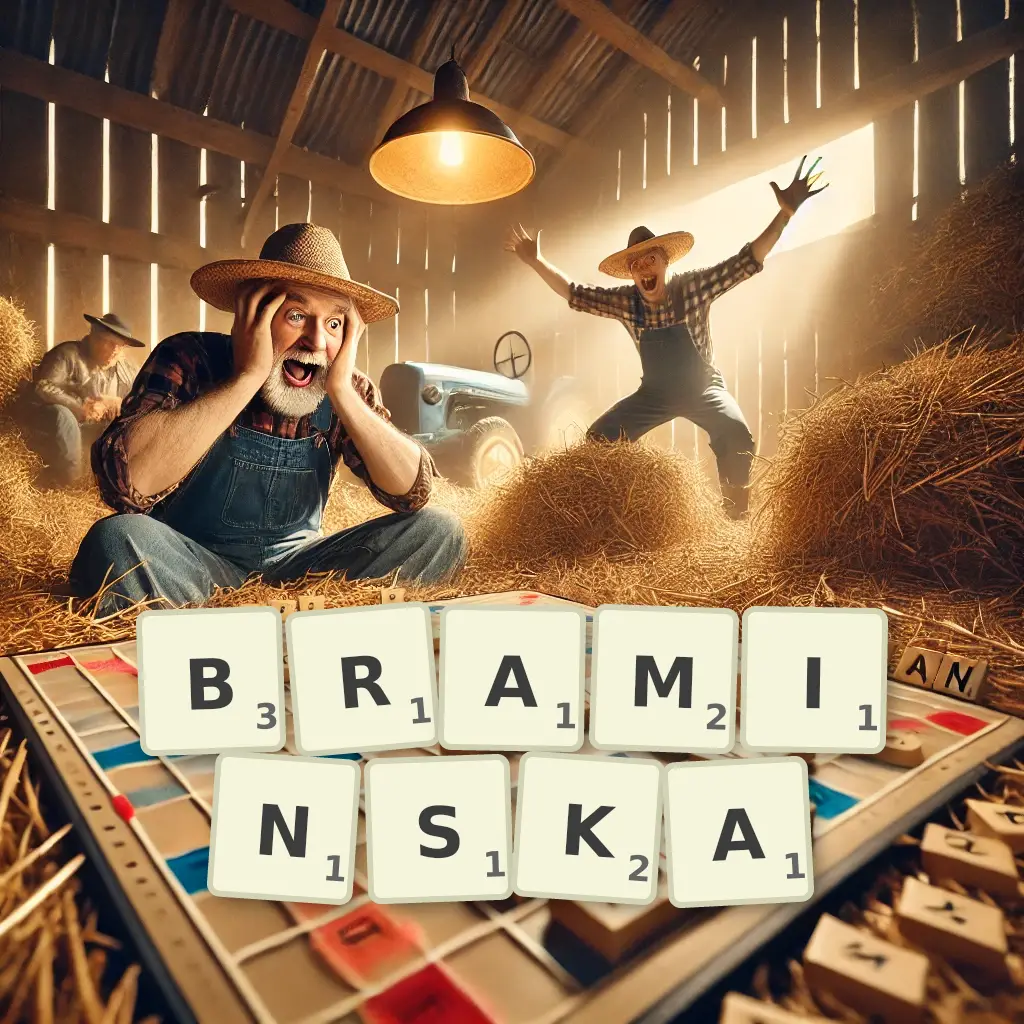 Słowa z liter BRAMIŃSKA