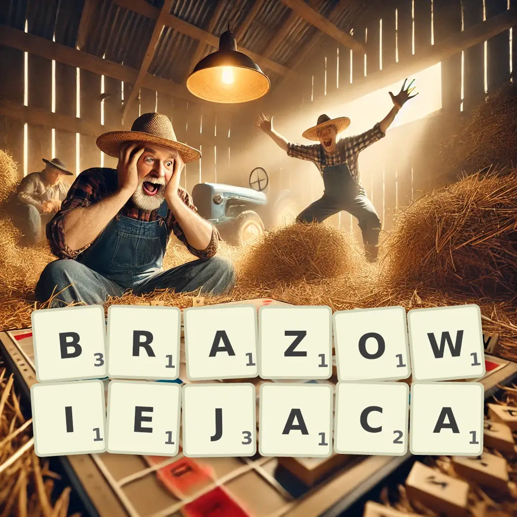 Słowa z liter BRĄZOWIEJĄCA