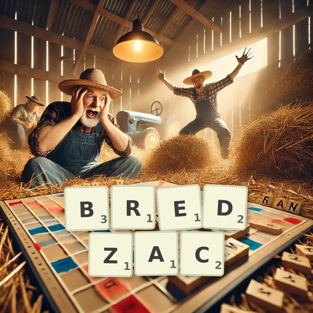 Słowa z liter BREDZĄC