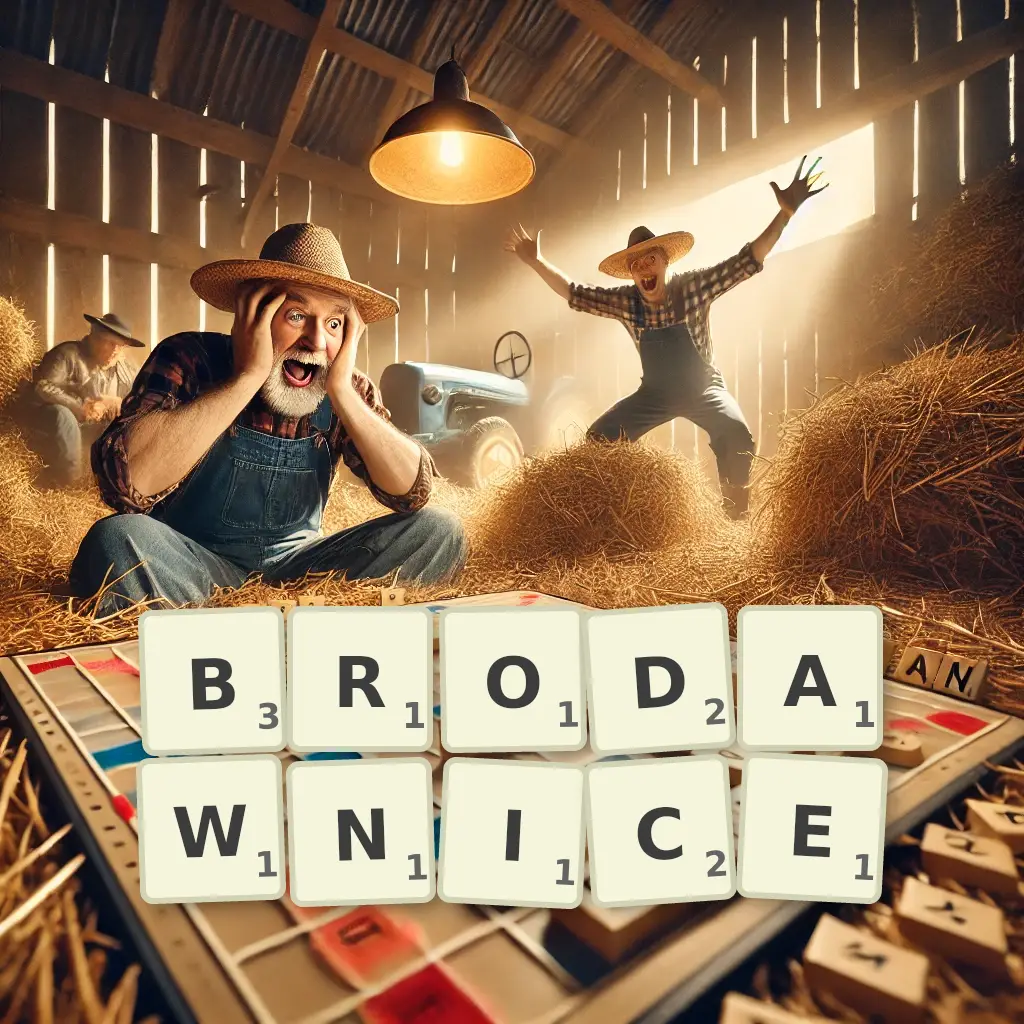 Słowa z liter BRODAWNICE