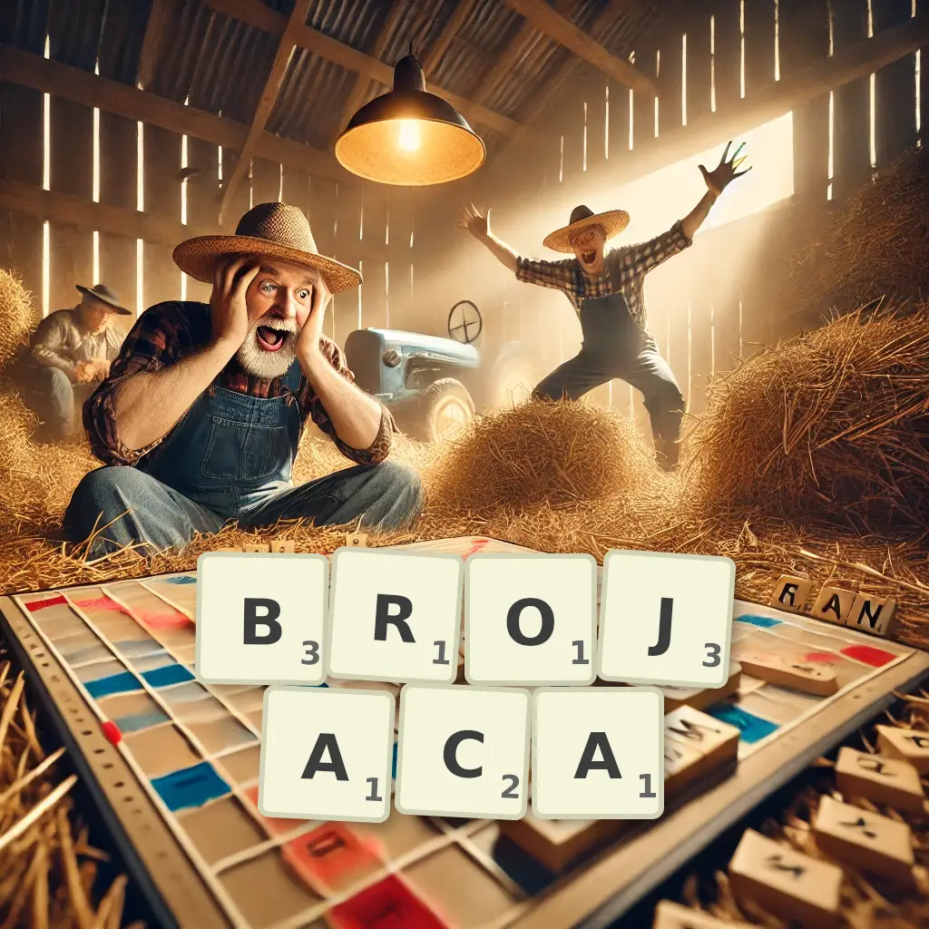 Słowa z liter BROJĄCA