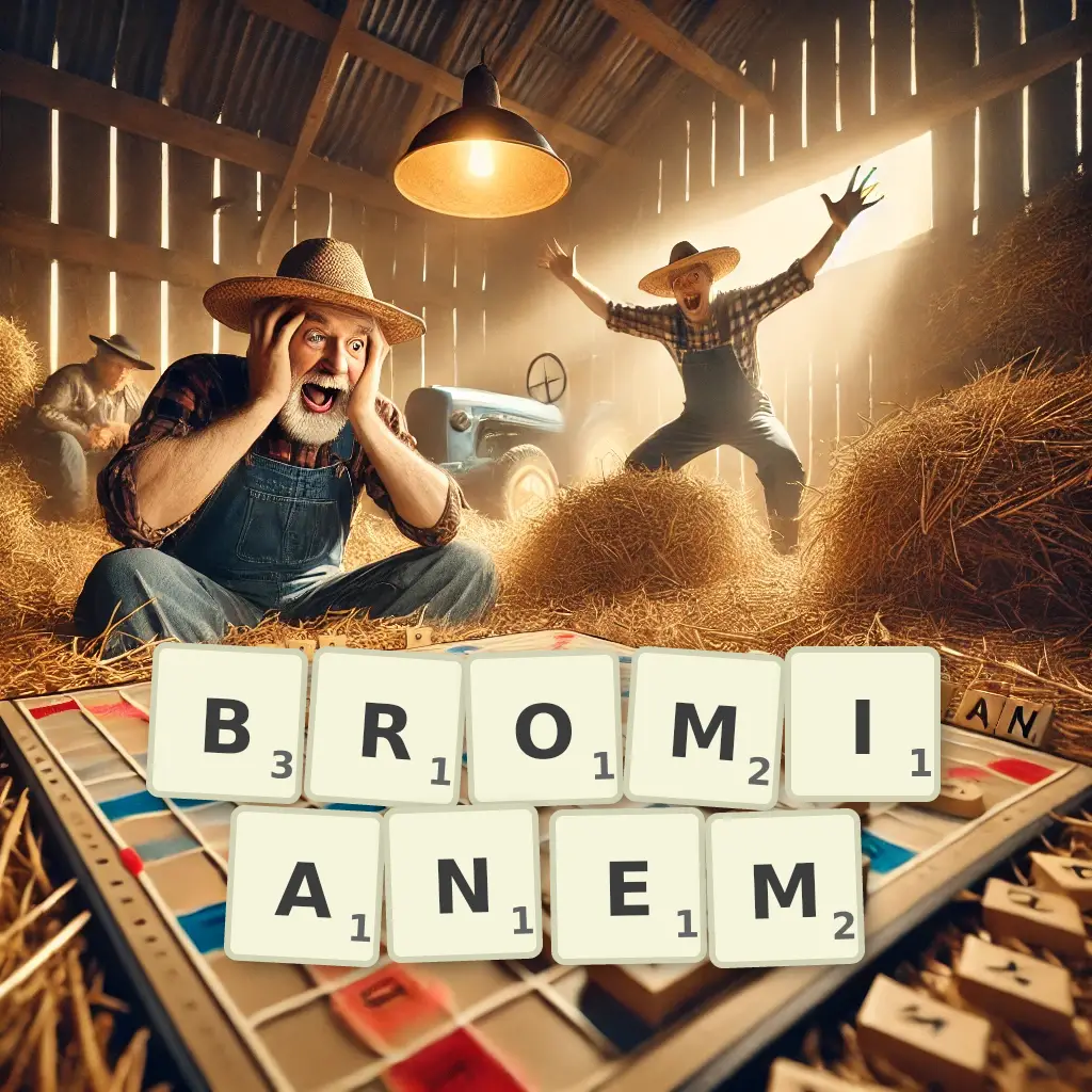 Słowa z liter BROMIANEM