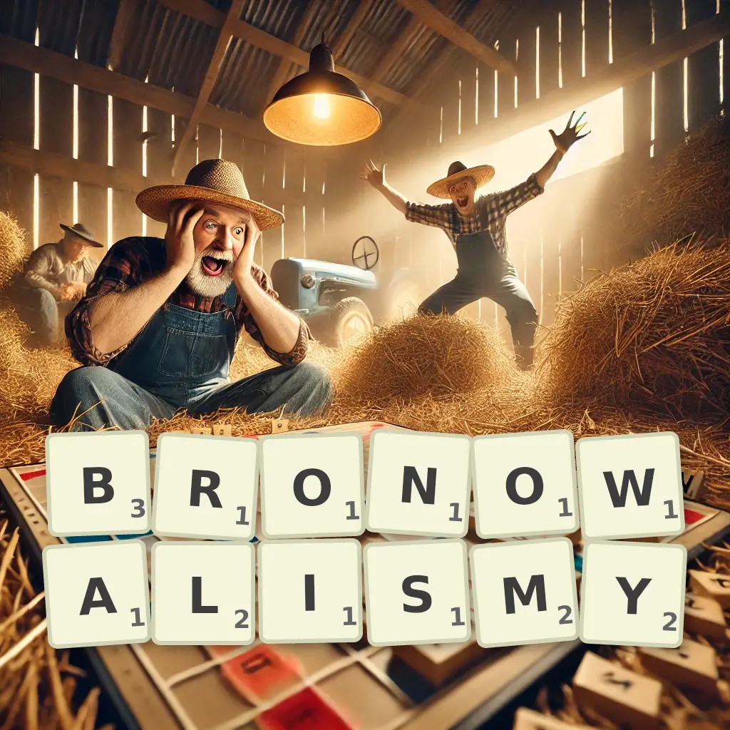 Słowa z liter BRONOWALIŚMY