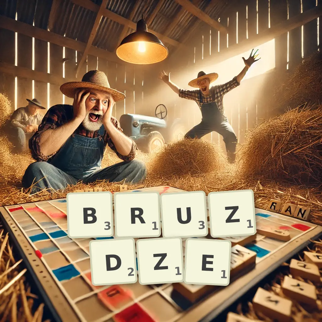 Słowa z liter BRUŻDŻĘ