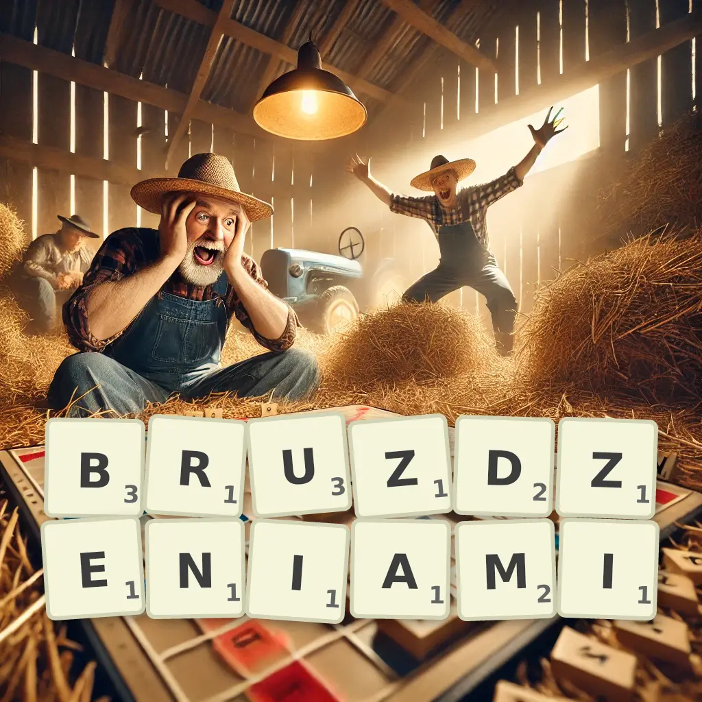 Słowa z liter BRUŻDŻENIAMI