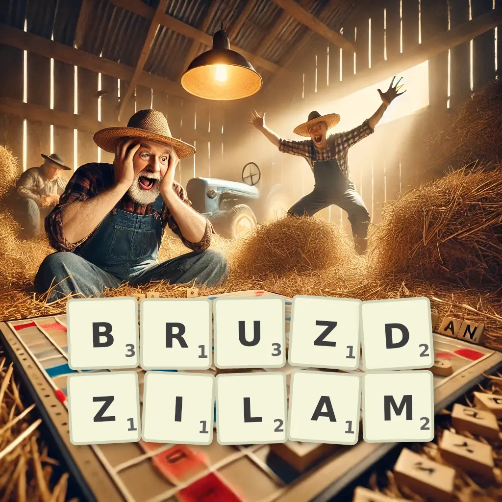 Słowa z liter BRUŹDZIŁAM