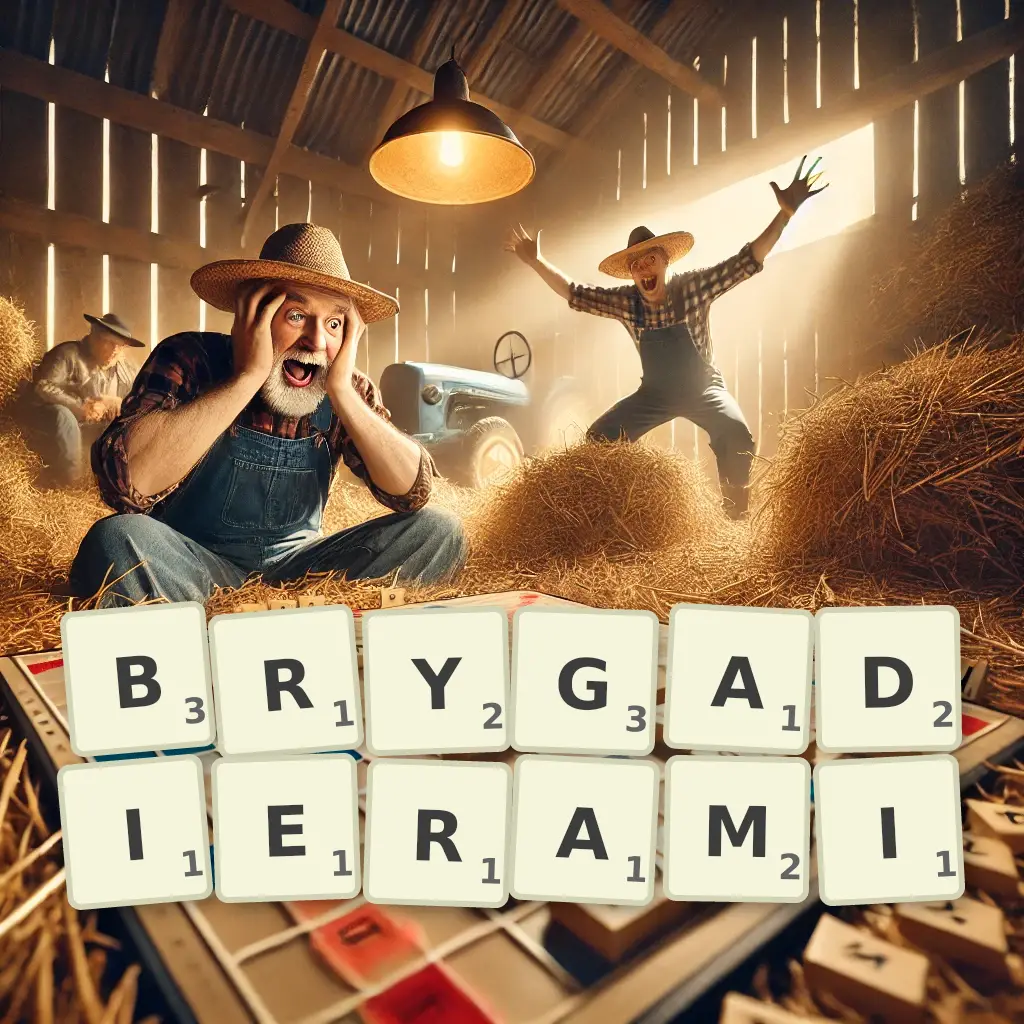 Słowa z liter BRYGADIERAMI