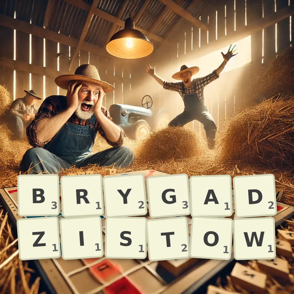 Słowa z liter BRYGADZISTÓW
