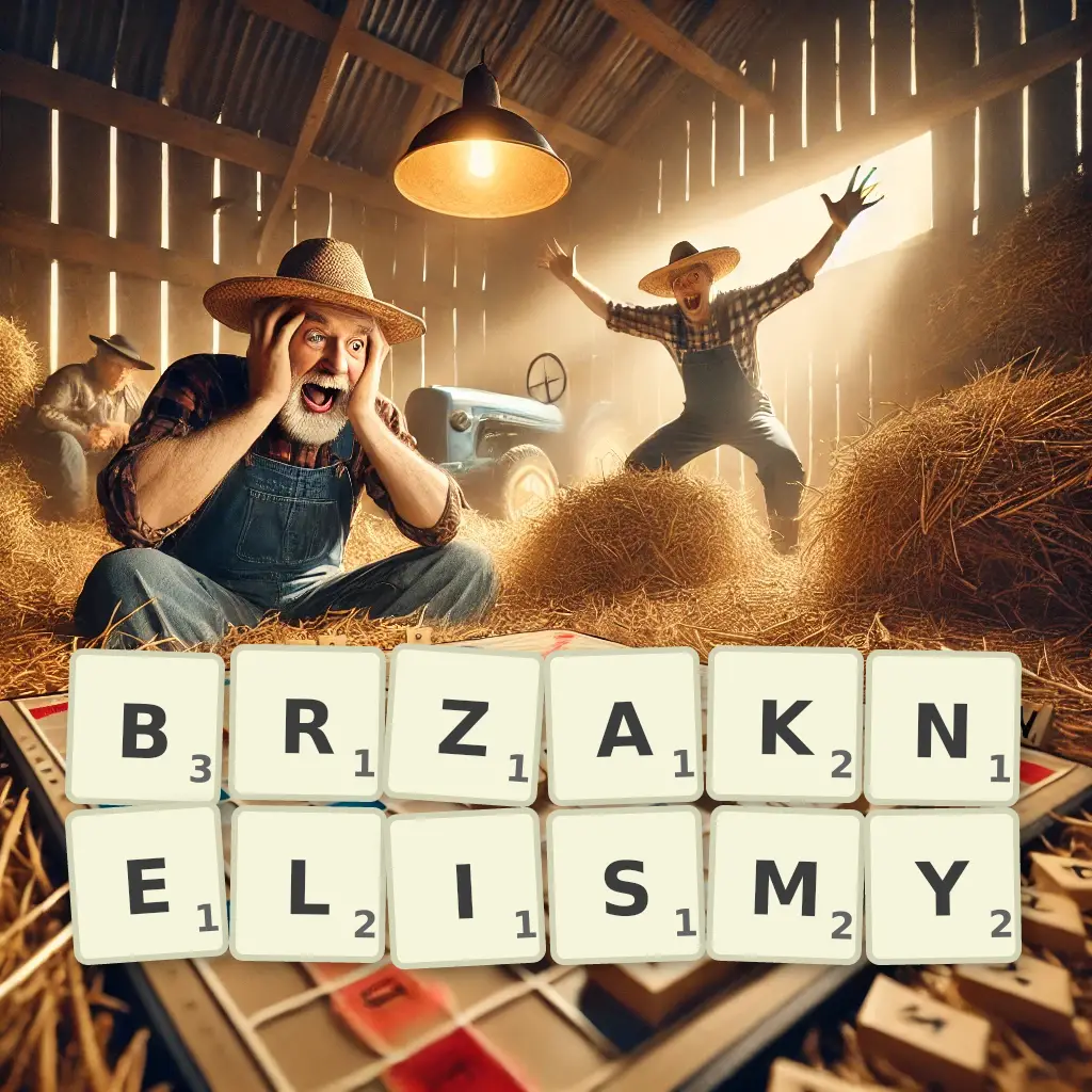 Słowa z liter BRZĄKNĘLIŚMY