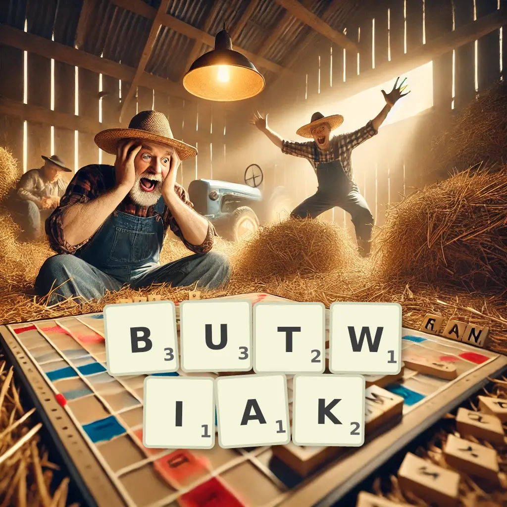 Słowa z liter BUTWIAK