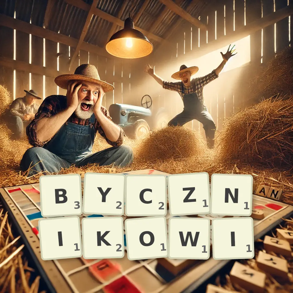 Słowa z liter BYCZNIKOWI