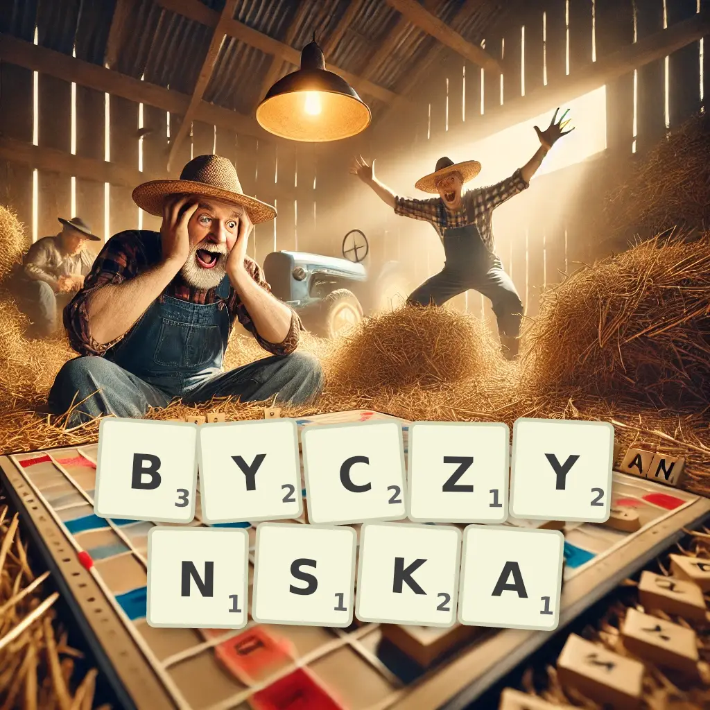 Słowa z liter BYCZYŃSKA