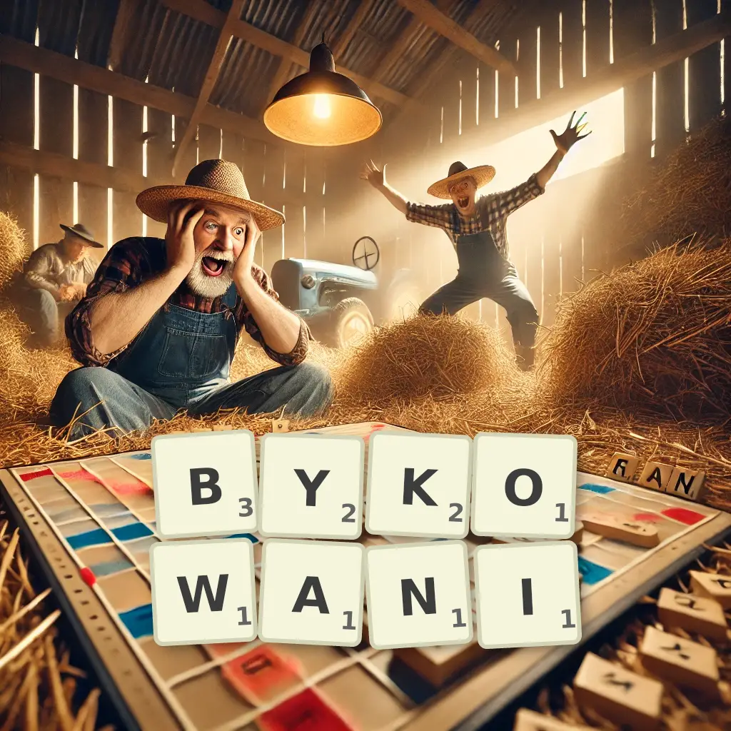 Słowa z liter BYKOWANI