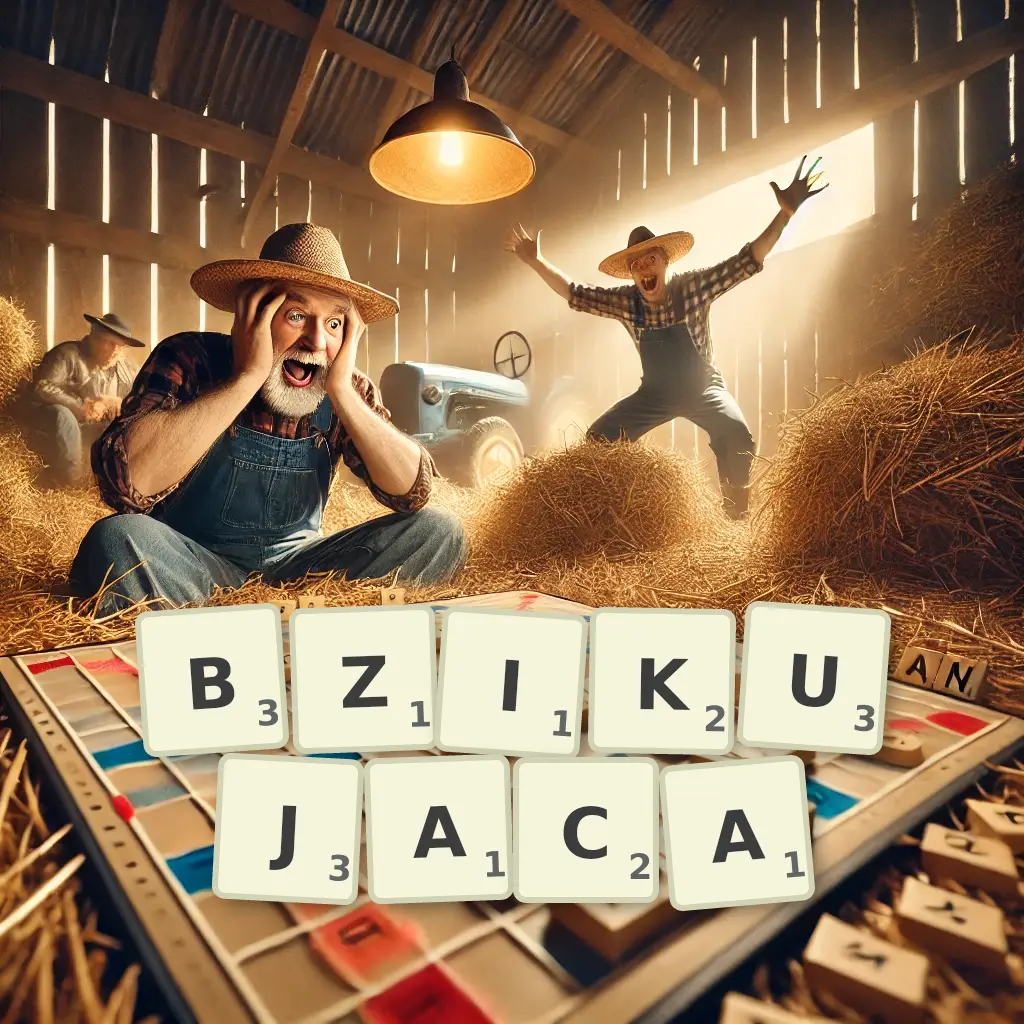 Słowa z liter BZIKUJĄCA