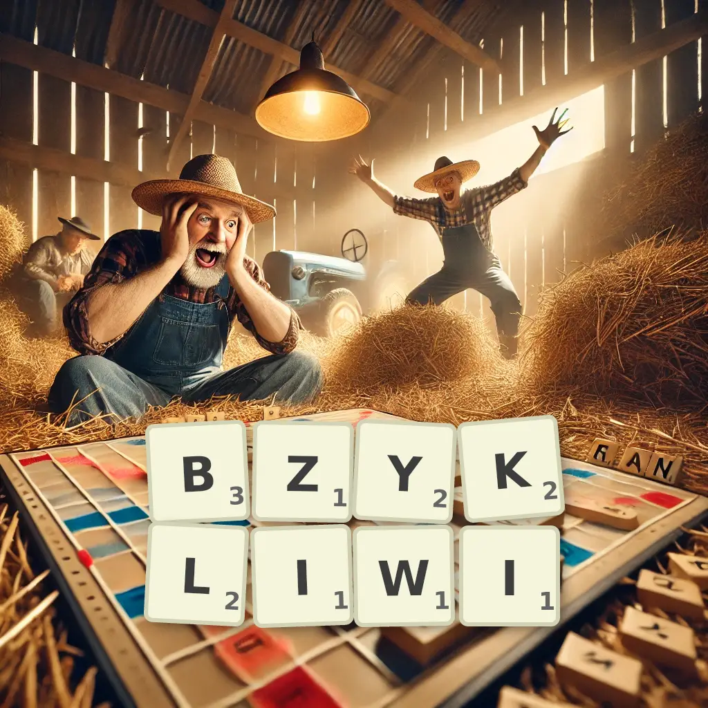 Słowa z liter BZYKLIWI