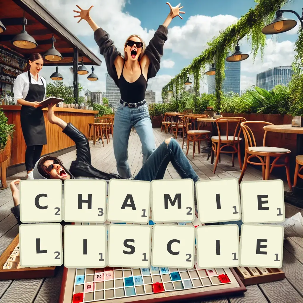 Słowa z liter CHAMIELIŚCIE