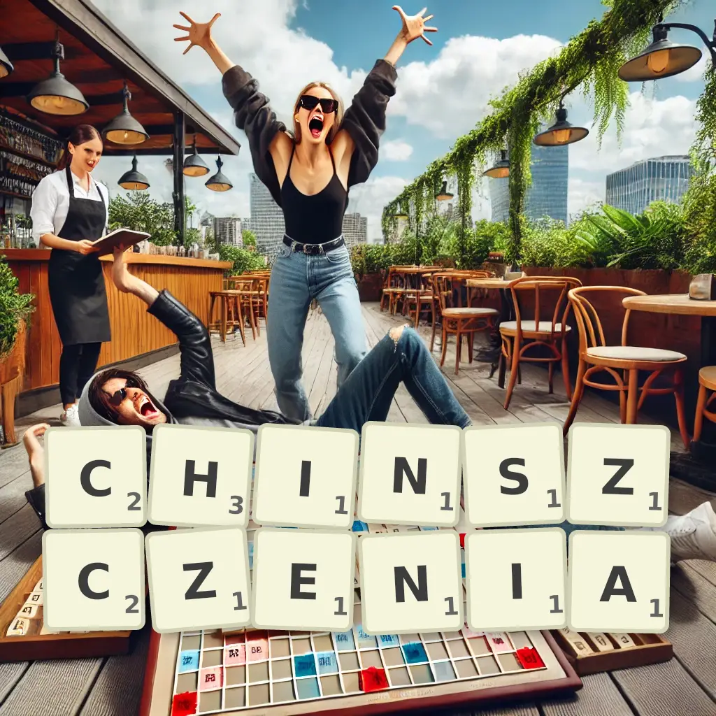 Słowa z liter CHIŃSZCZENIA