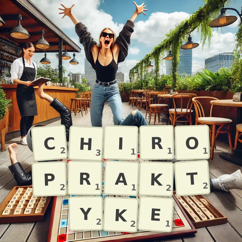 Słowa z liter CHIROPRAKTYKĘ