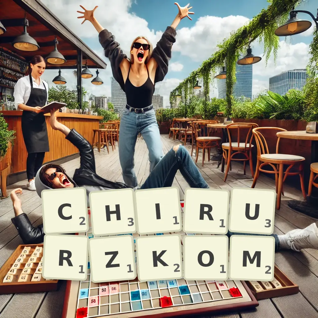 Słowa z liter CHIRURŻKOM