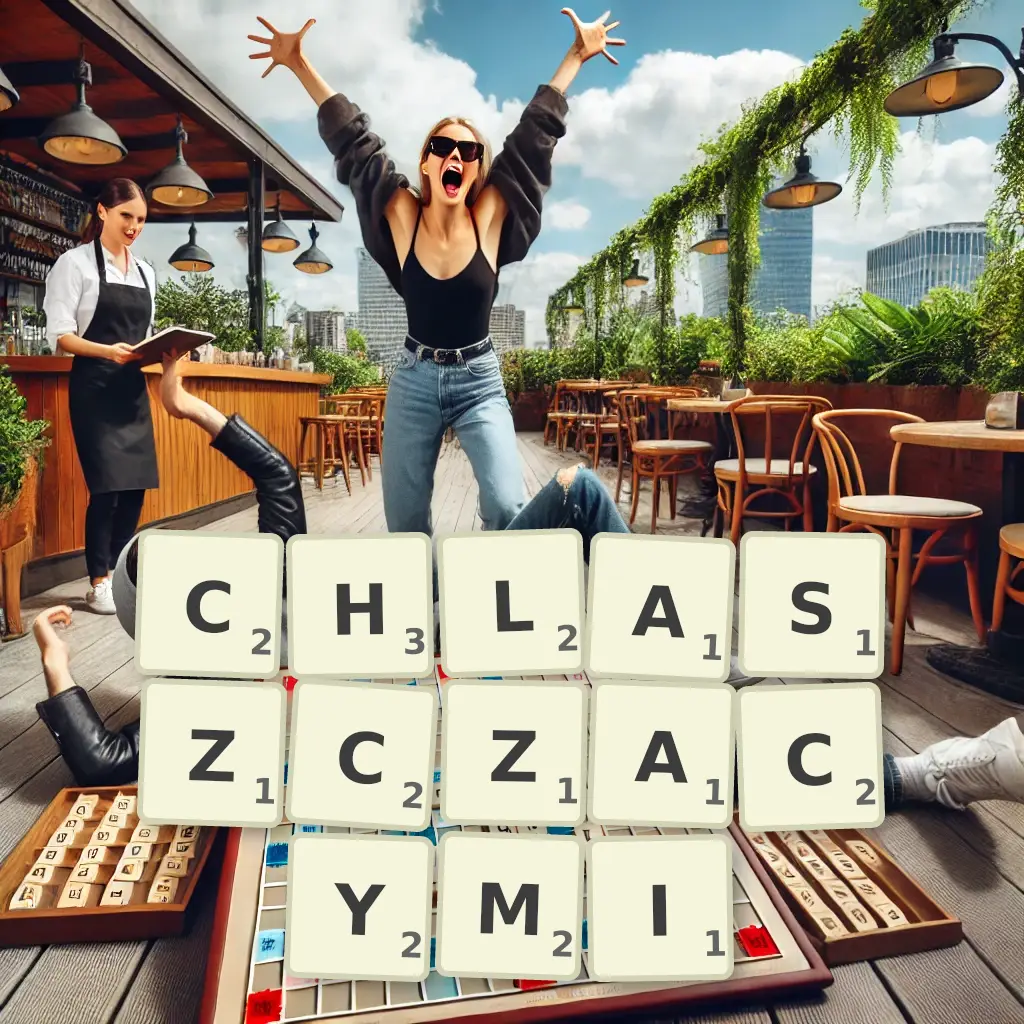 Słowa z liter CHLASZCZĄCYMI