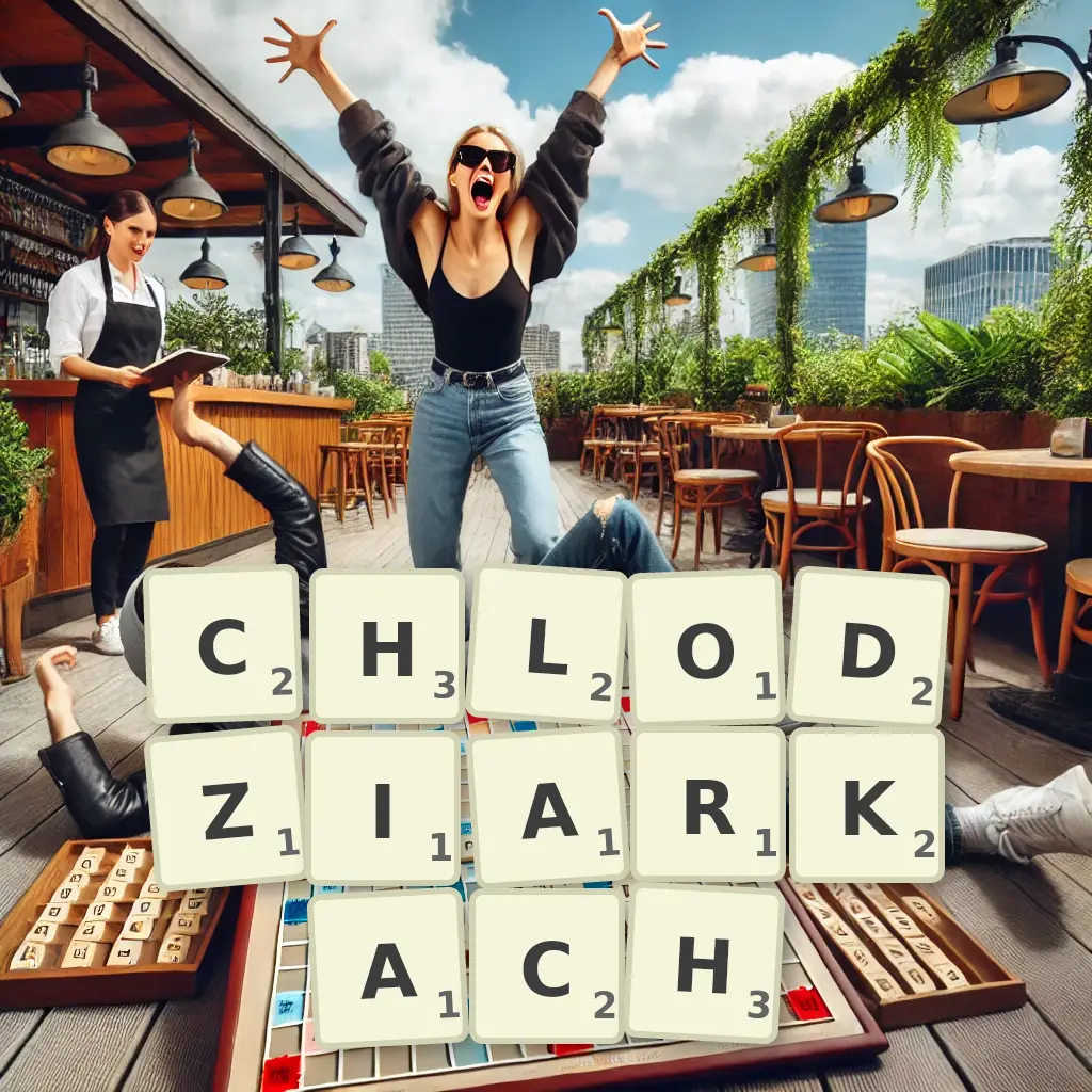 Słowa z liter CHŁODZIARKACH