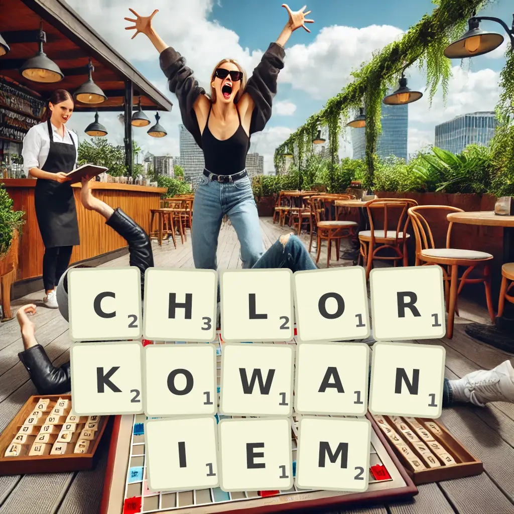 Słowa z liter CHLORKOWANIEM
