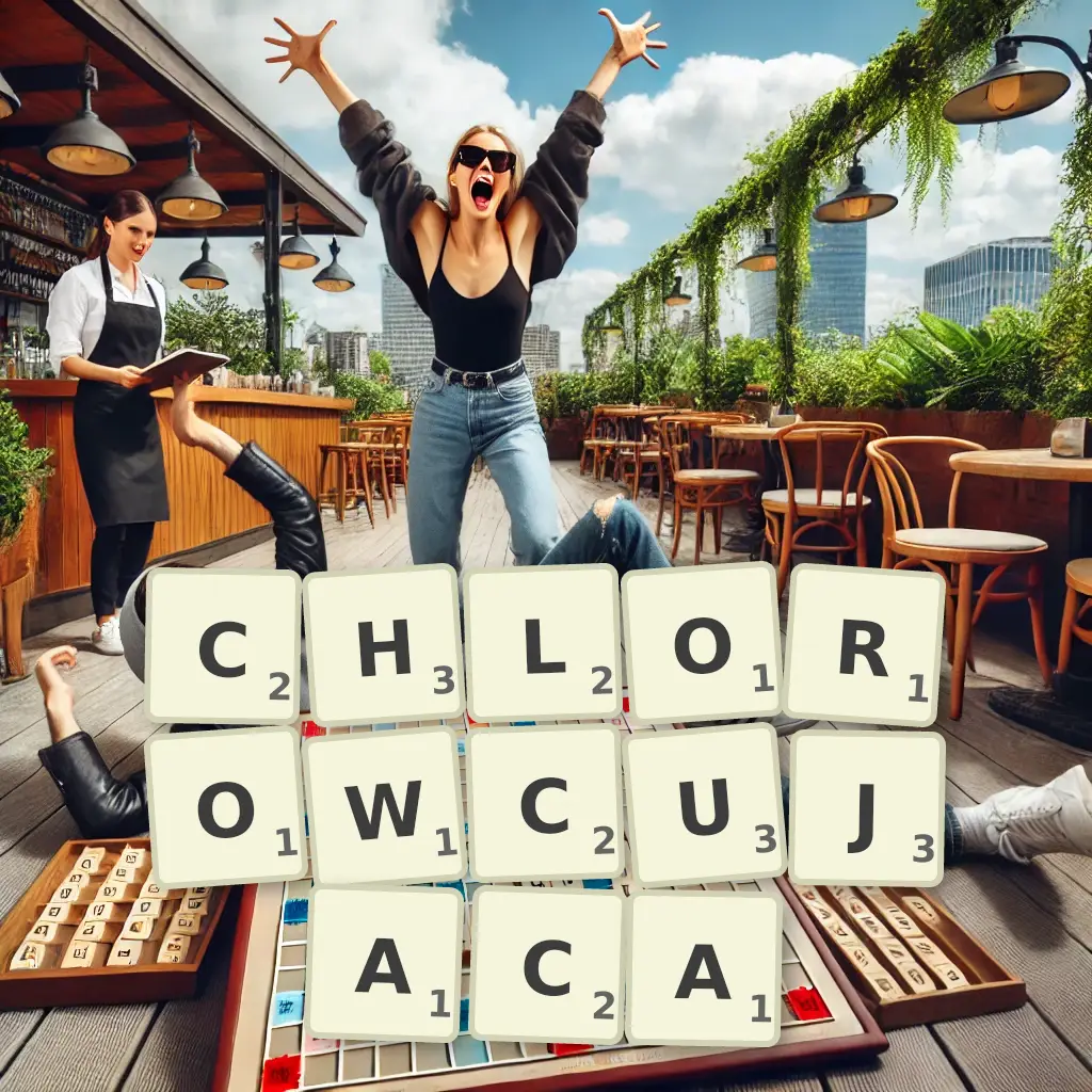 Słowa z liter CHLOROWCUJĄCĄ