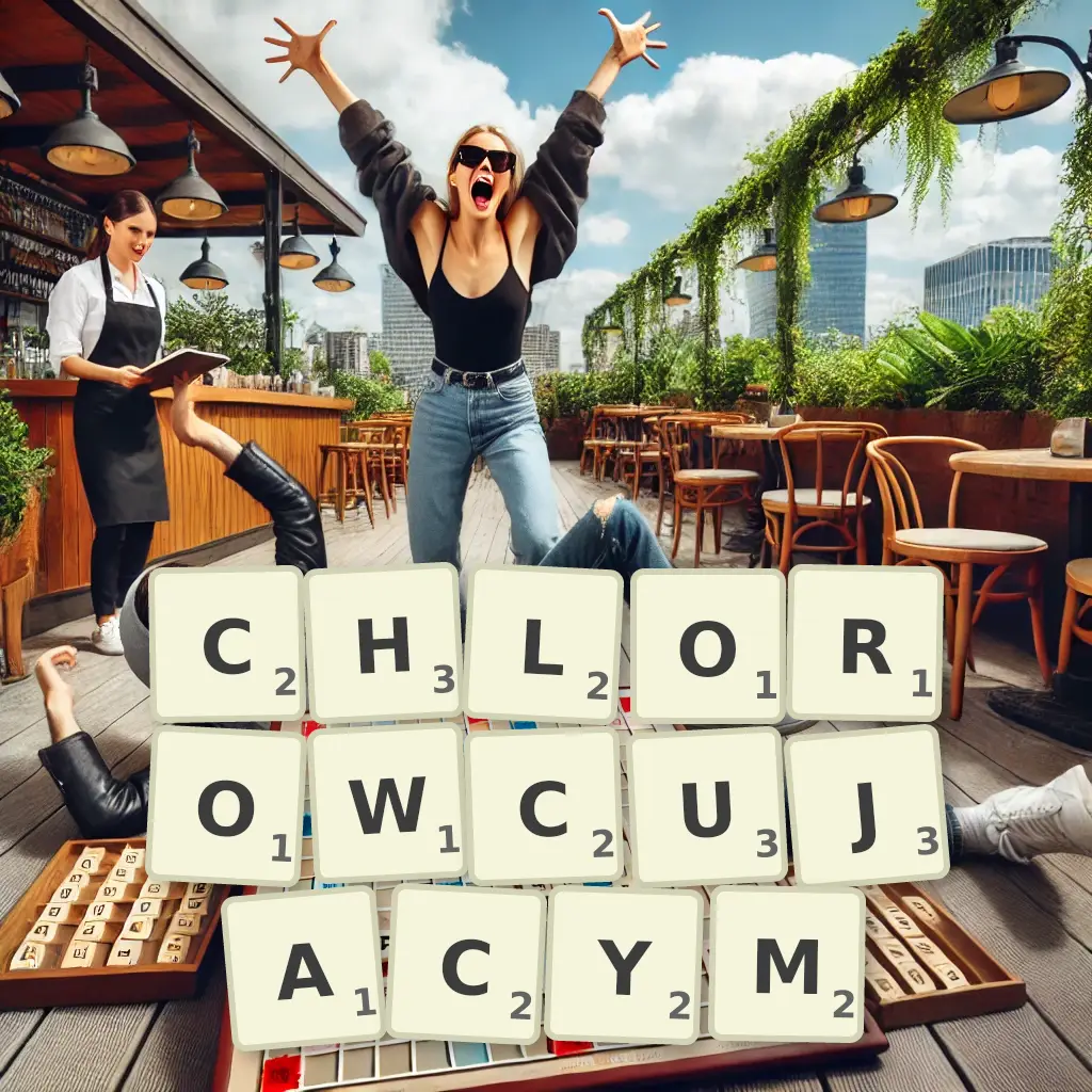Słowa z liter CHLOROWCUJĄCYM