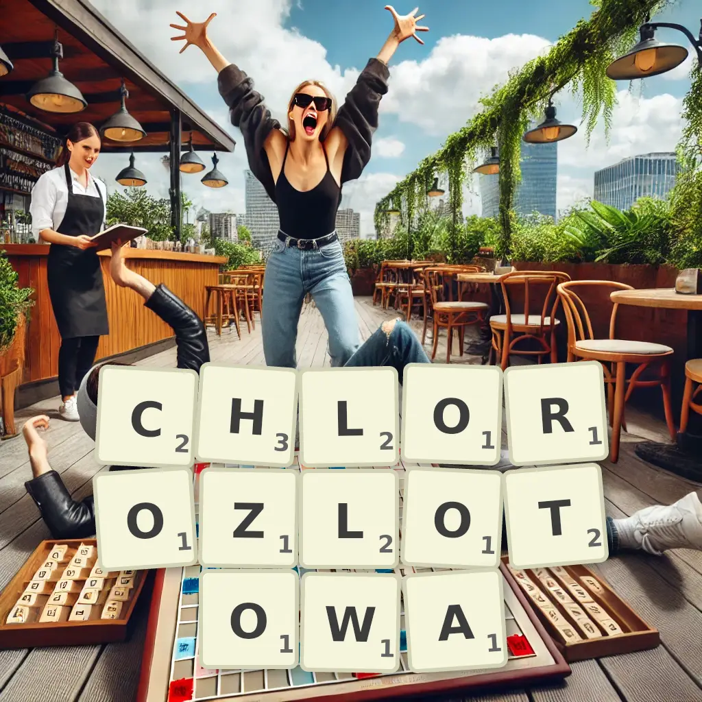 Słowa z liter CHLOROZŁOTOWĄ