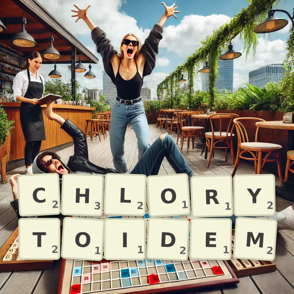 Słowa z liter CHLORYTOIDEM