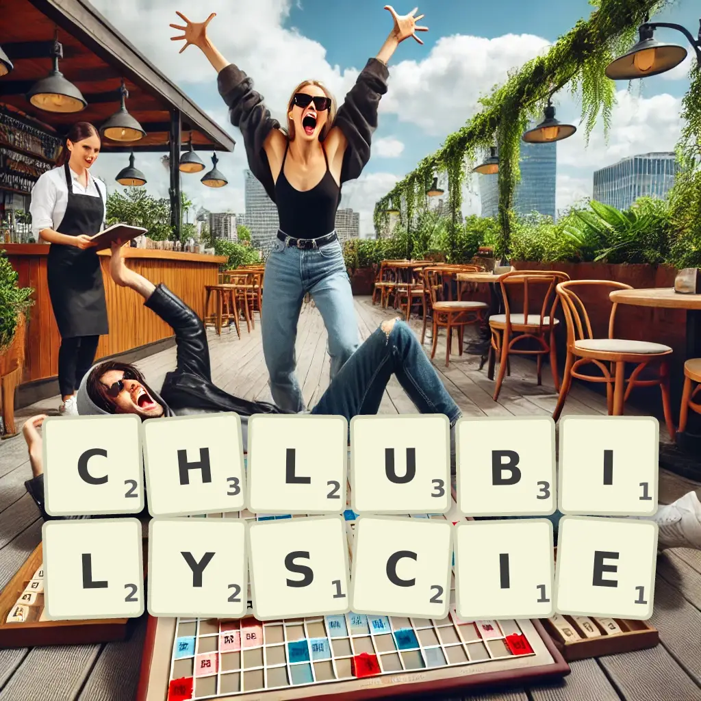 Słowa z liter CHLUBIŁYŚCIE