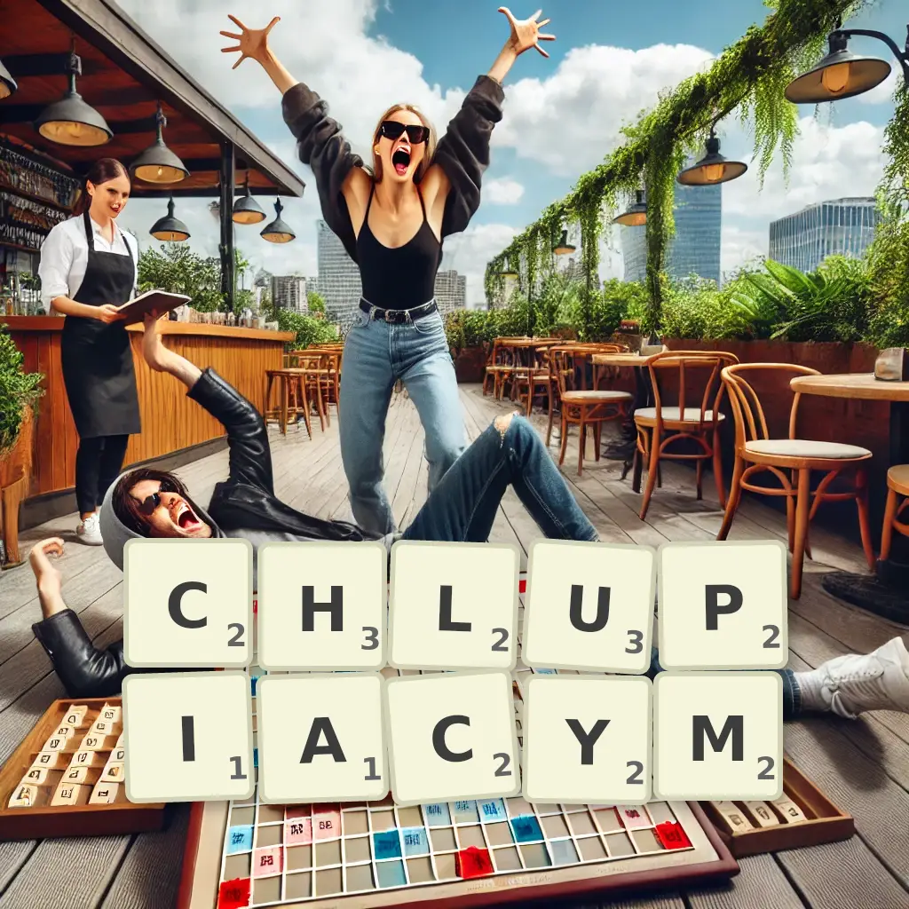 Słowa z liter CHLUPIĄCYM