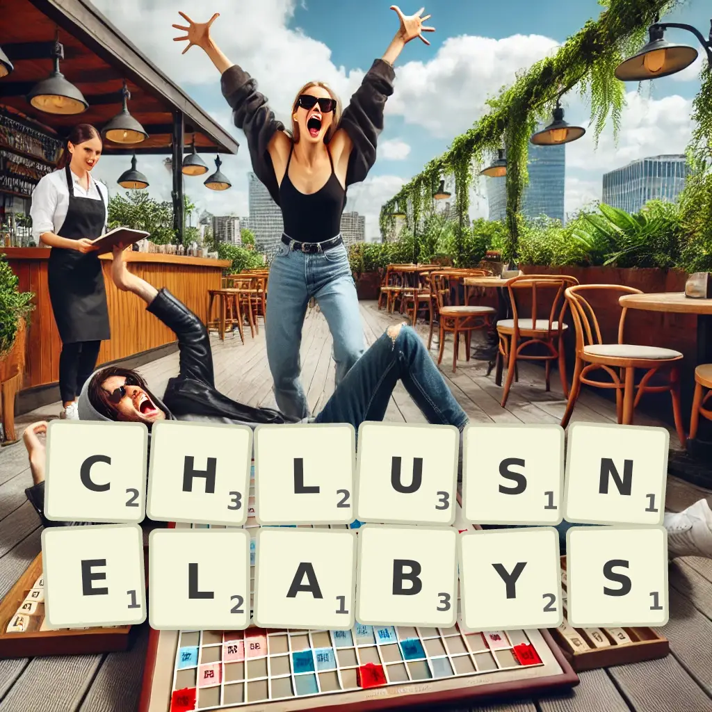 Słowa z liter CHLUSNĘŁABYŚ