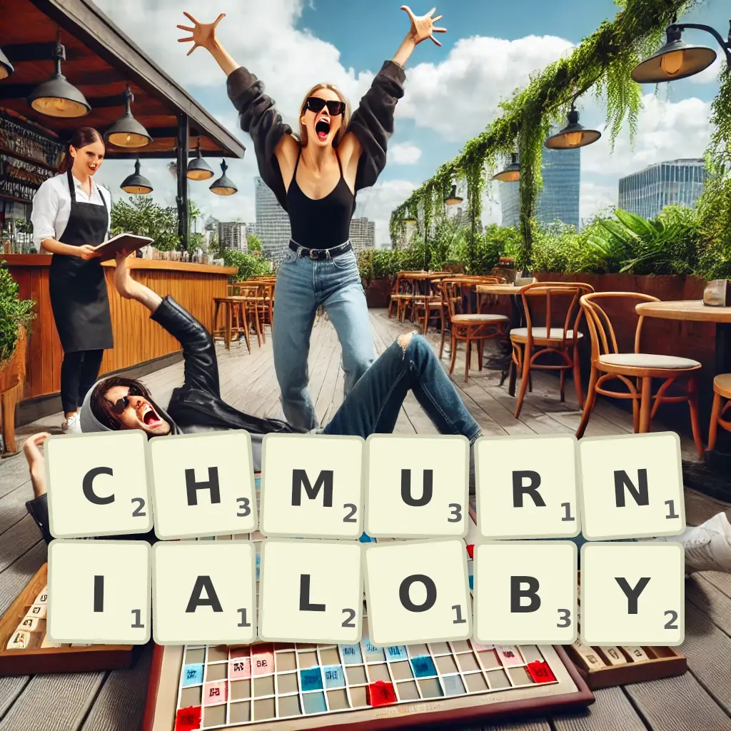 Słowa z liter CHMURNIAŁOBY
