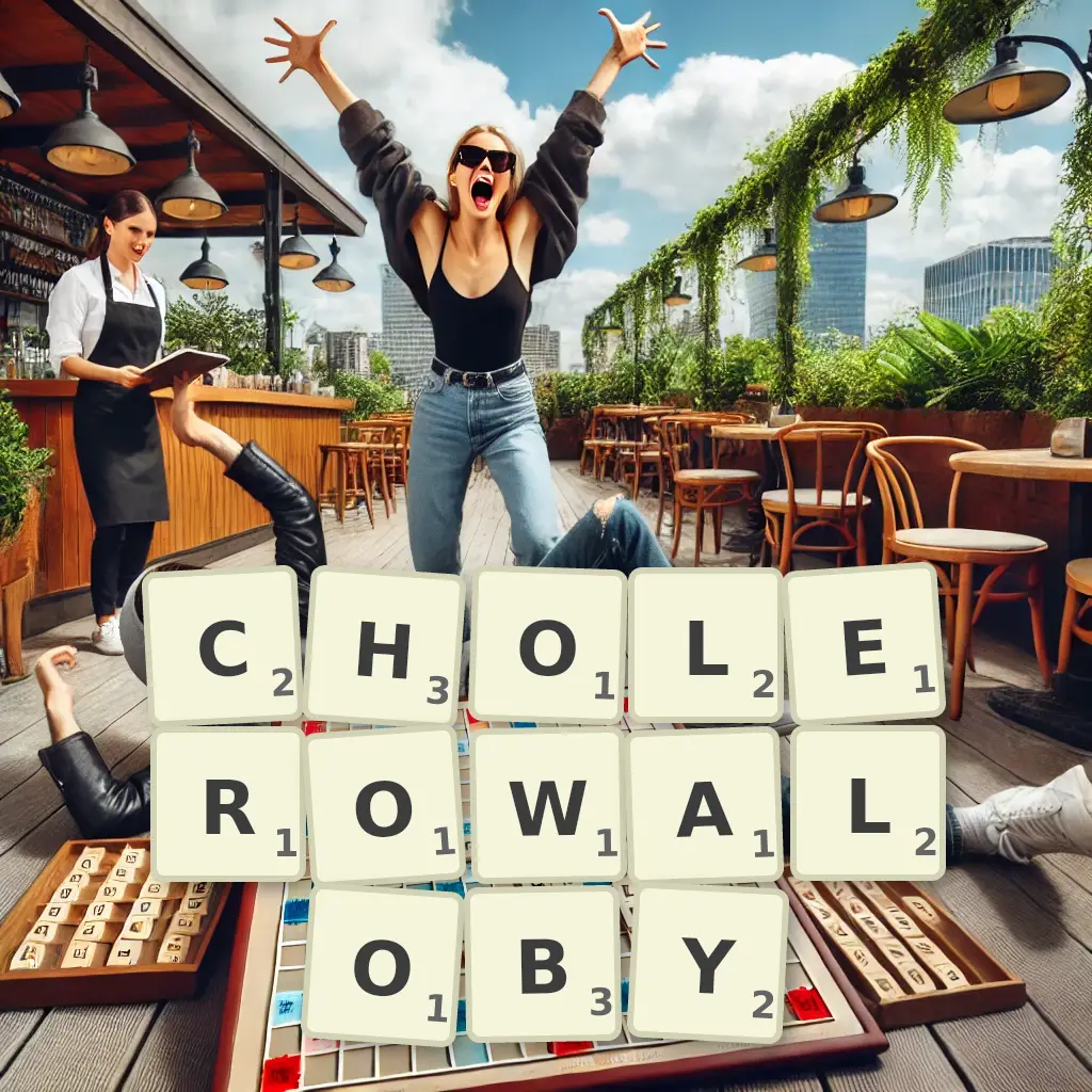 Słowa z liter CHOLEROWAŁOBY