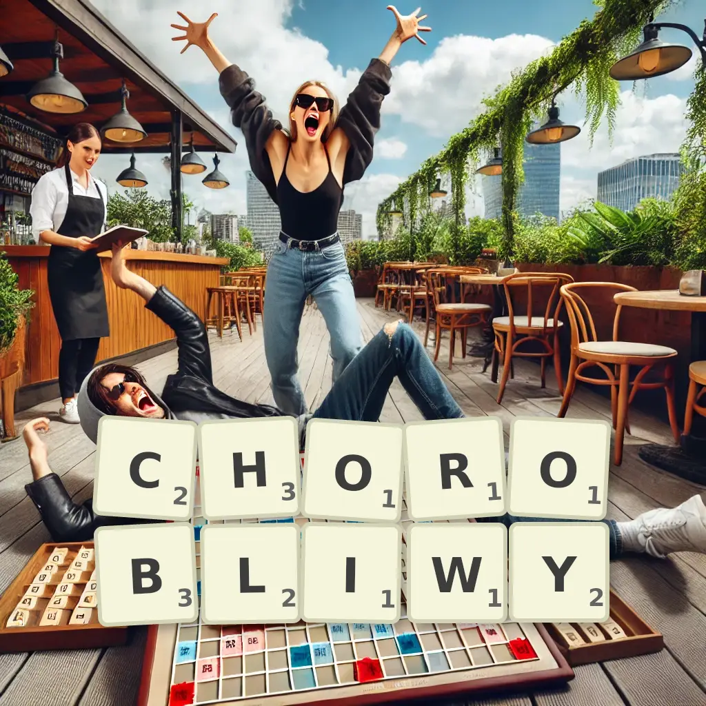 Słowa z liter CHOROBLIWY