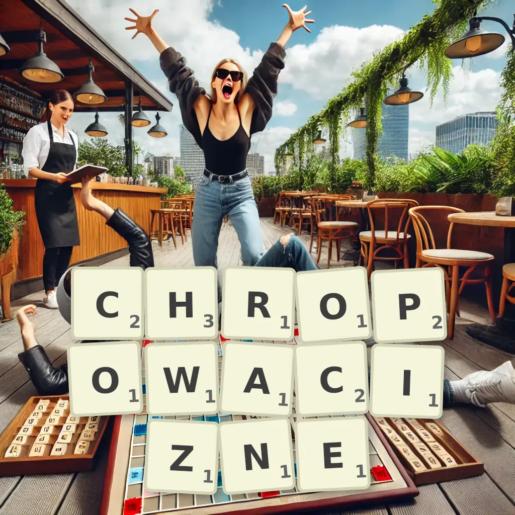 Słowa z liter CHROPOWACIZNĘ