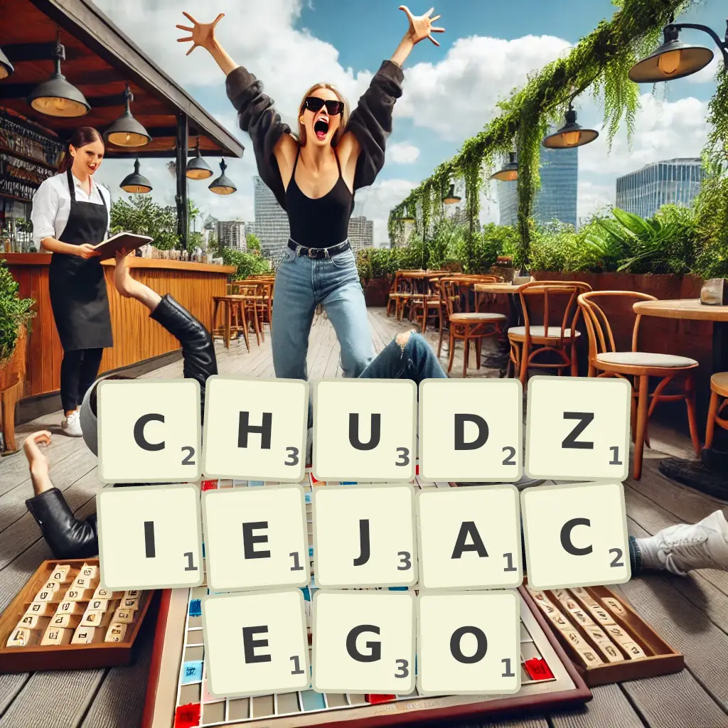 Słowa z liter CHUDZIEJĄCEGO