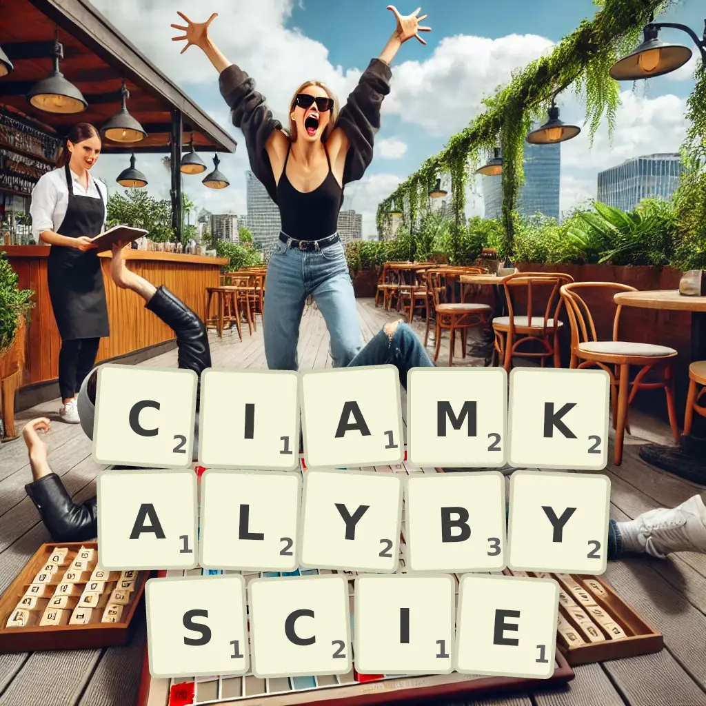 Słowa z liter CIAMKAŁYBYŚCIE