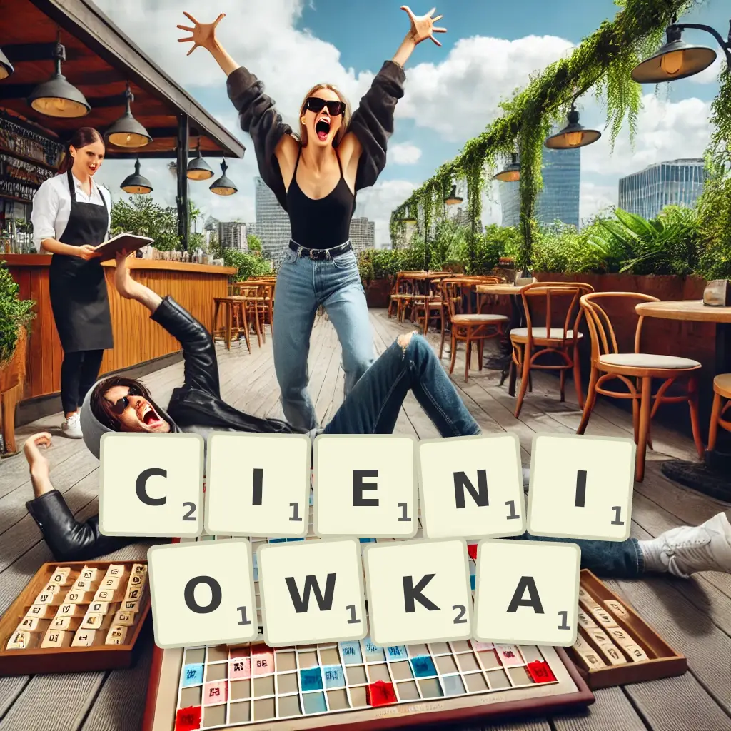 Lista słów z liter CIENIÓWKA Słowa z liter CIENIÓWKA