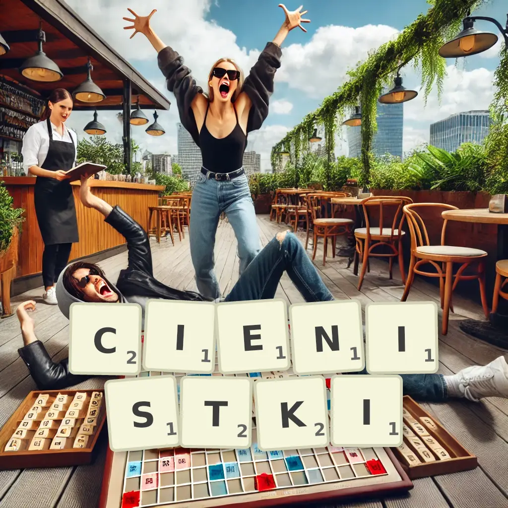 Słowa z liter CIENISTKI